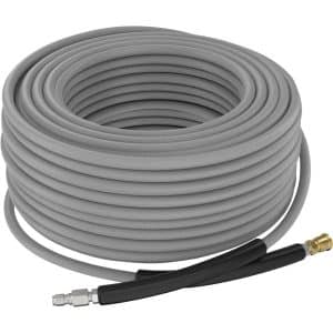 3/8" Grey Single-Wire Non-Marking Hose (with Quick Disconnects)